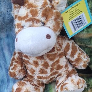 Brown & White Plush Giraffe Stuffed Animal for Kids